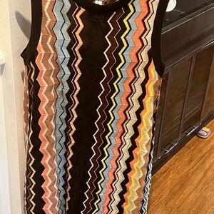 Missoni for Target Multicolor Chevron Dress